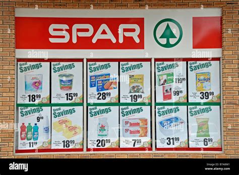 Promotional offers, Spar supermarket in Santa Lucia, South Africa ...