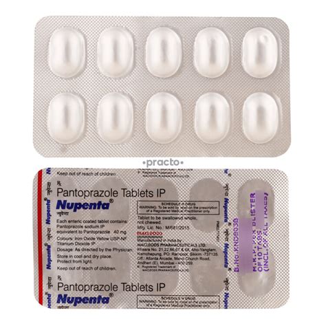 Nupenta 40 MG Tablet - Uses, Dosage, Side Effects, Price, Composition ...