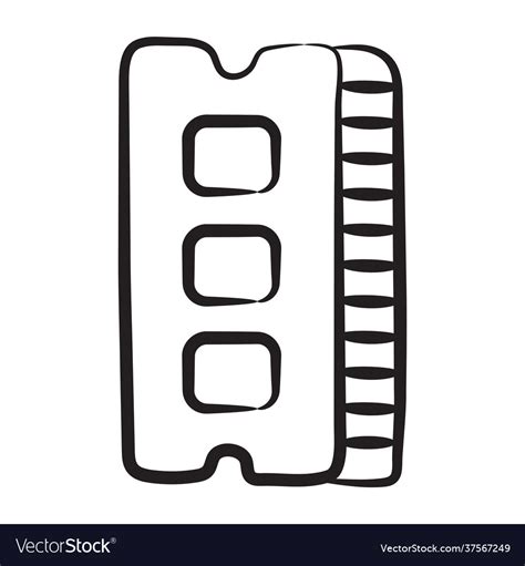 Computer ram Royalty Free Vector Image - VectorStock