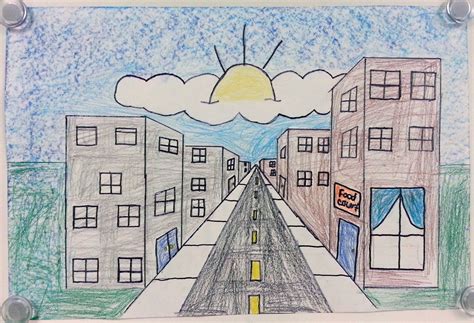 One-Point Perspective City Streets (5th) - Art with Mrs. Nguyen