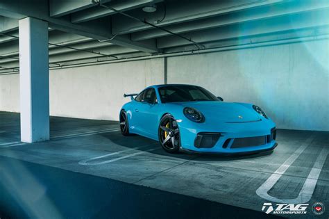 Baby Blue Porsche 911 Gets Tasteful Upgrades — CARiD.com Gallery