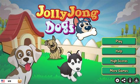 🕹️ Play Jolly Jong Dogs Game: Free Online Dog Mahjong Solitaire Video ...