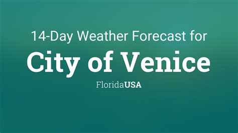 City of Venice, Florida, USA 14 day weather forecast