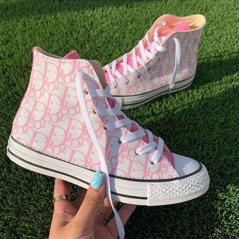 Pink Dior x Converse in 2021 | Sneakers fashion, Hype shoes, Dior shoes