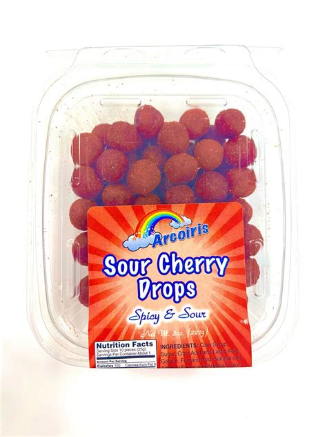 Cherry Drops Spicy and Sour 8oz