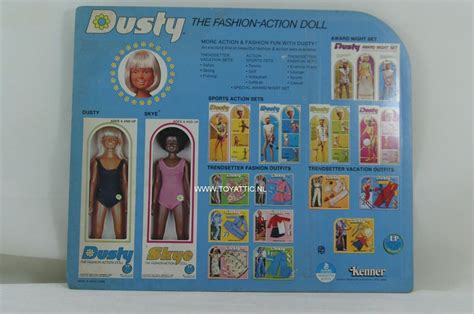 Dusty (barbie sized) fashion action doll set trendsetter outfit Kenner ...