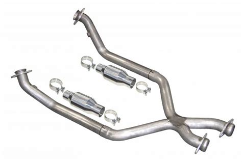 Pypes Exhaust X-Pipe Kit Intermediate Pipe 96-98 Mustang 2.5 in w/Cats ...