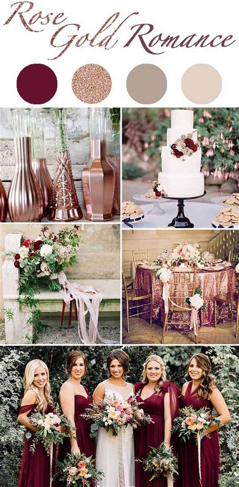 Rose Gold Wedding Theme! | Janky ... | Wedding color schemes winter ...