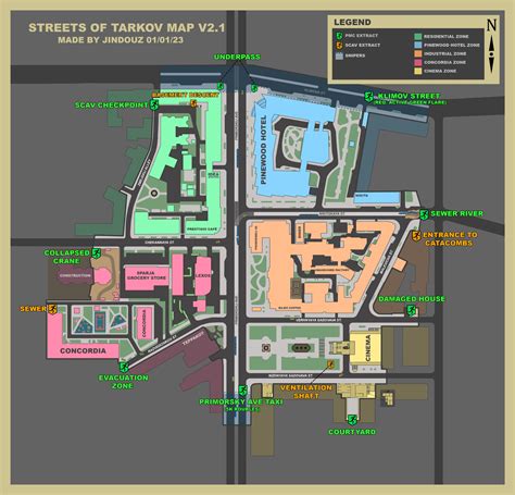 every extraction point in Streets of Tarkov - TGM Radio