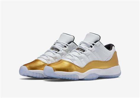 The Air Jordan 11 Retro Low Looks Good in 'Metallic Gold' - WearTesters