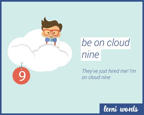 Be on cloud nine - Lerni Words