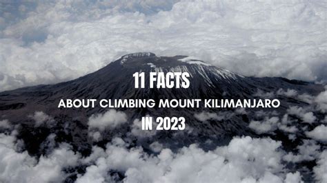 11 facts Climbing Mount Kilimanjaro in 2023 | Go2africarooftop