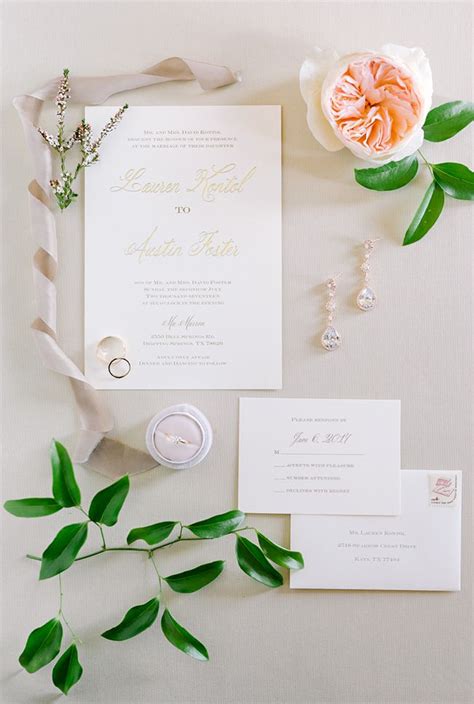 the wedding stationery is laid out and ready to be used