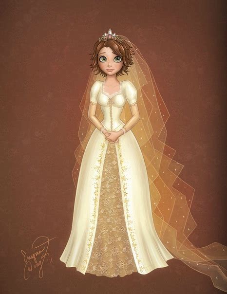 Rapunzel in her Wedding Dress - Tangled Ever After Fan Art (28092072 ...