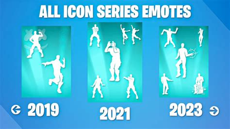 Fortnite All Icon Series Emotes & Dances! (2019 - 2023) - YouTube