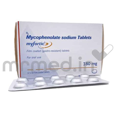 Buy Myfortic 180mg Tablet Online: Uses, Price, Dosage, Instructions ...