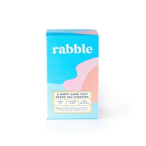 Rabble - A Party Game That Keeps You Guessing – Rabble Game