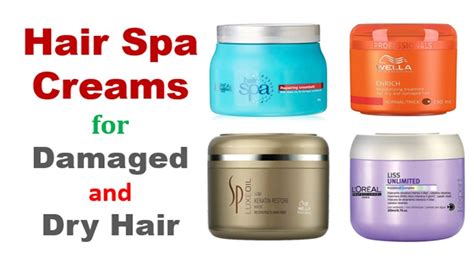 10 Best Hair Spa Creams For Damaged And Dry Hair - YouTube