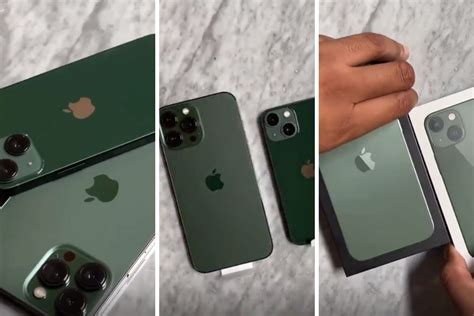 New Green iPhone 13 and Alpine Green iPhone 13 Pro shown in early ...