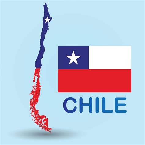 mapa de chile y fondo de bandera 5931780 Vector en Vecteezy