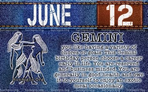 June 12 Zodiac Horoscope Birthday Personality - SunSigns.Org