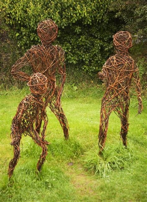 The Lost Gardens of Heligan standing figures | Garden art sculptures ...