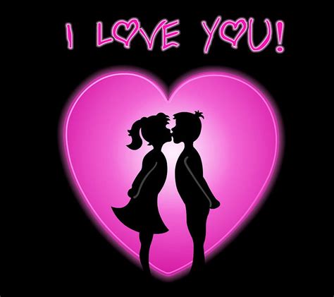 720P free download | I Love You, couple hearts, kiss, kissing, romentic ...