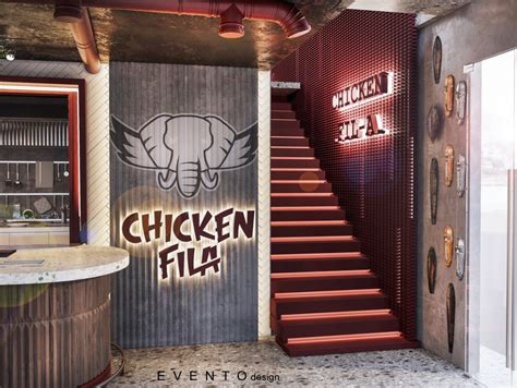 chicken fila resturant :: Behance