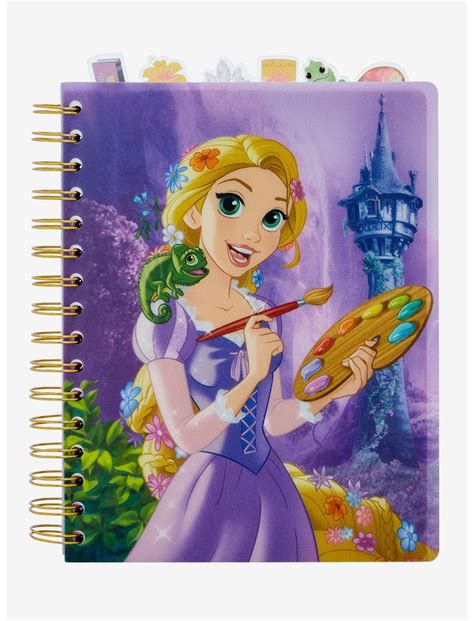 Disney Tangled Rapunzel Painting Figural Tab Journal | BoxLunch