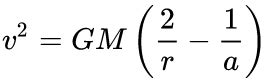 Vis-viva Equation | The Space Techie