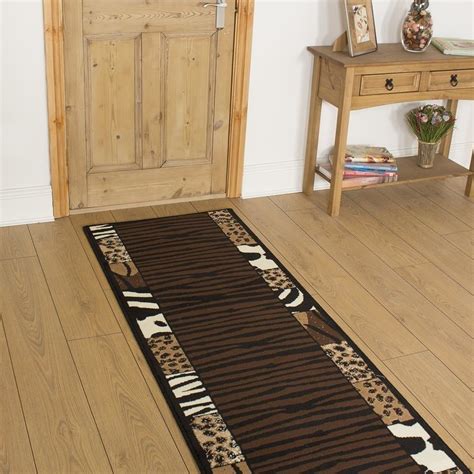 Safari Brown Rug Runners | Hallway carpet runners, Rug runners, Carpet ...