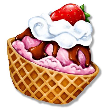 Ice cream sundae ice cream clip art at vector clip art - Clipartix ...