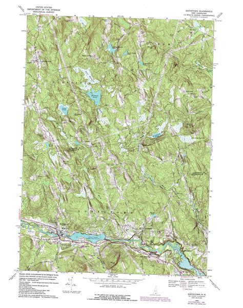 Goffstown topographic map, NH - USGS Topo Quad 43071a5