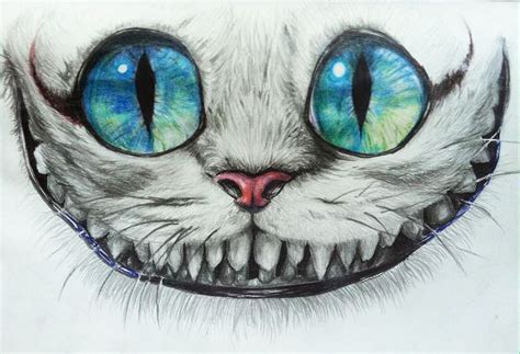 Cheshire Cat Drawing Easy