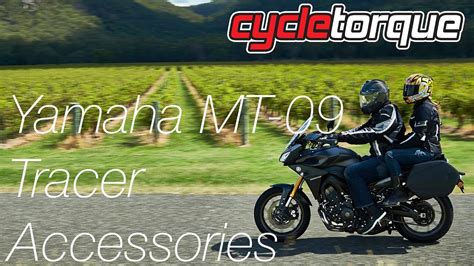 Yamaha MT-09 Tracer Genuine Accessories Feature - YouTube