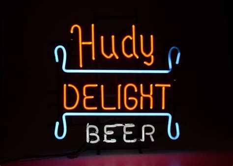 Hudy Delight beer Neon Sign Bar Sign Neon Light – DIY Neon Signs