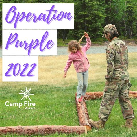 Operation Purple Camp - Camp Fire Alaska