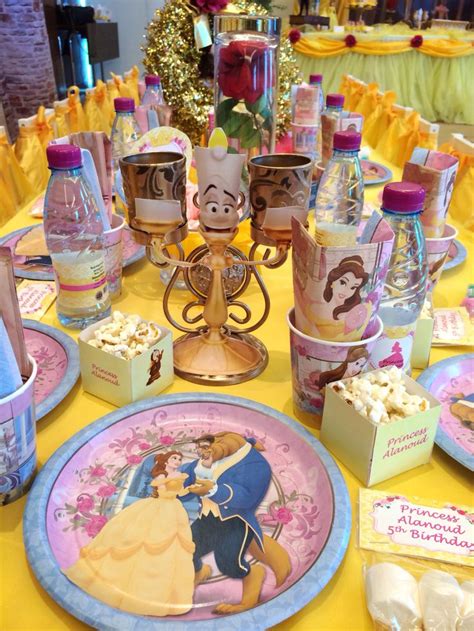 Kids table | Beauty and beast birthday, Belle birthday party, Belle ...