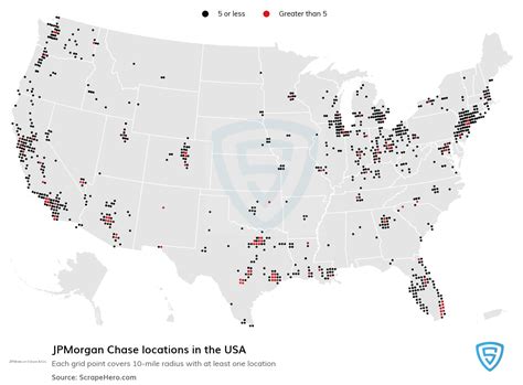 List of all JPMorgan Chase bank locations in the USA - ScrapeHero Data ...