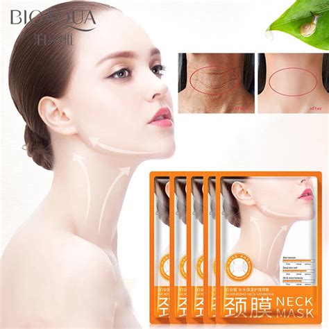 5pcs Neck Mask Skin care Anti wrinkle Whitening Nourishing Firming Neck ...