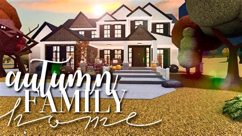 ROBLOX | Bloxburg: Autumn Family Roleplay Home 131k | House Build | No ...