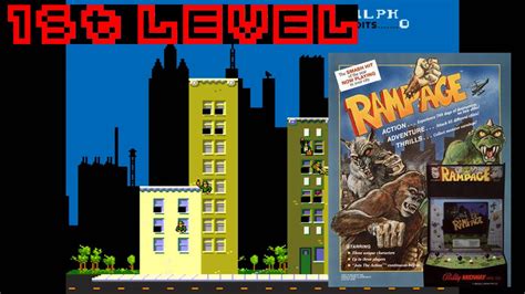 Rampage (1986, Arcade) - 1st Level - YouTube