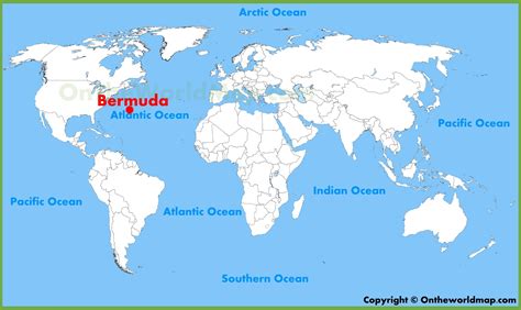 Bermuda On World Map | Campus Map