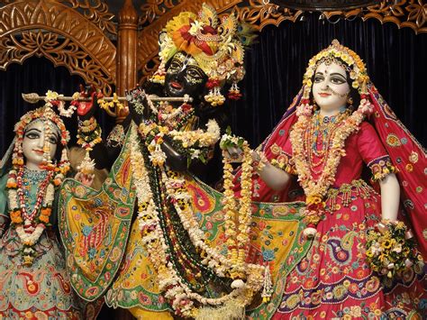 Radha-Madhava and sakhi, Mayapur | Wonderful Krishna: His Name, Form ...