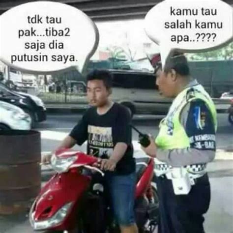 BERITA LUCU INDONESIA: 10 Meme Kocak 'Obrolan Polisi' Ini Bikin Ngakak ...