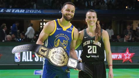 Steph Curry tops Sabrina Ionescu in NBA vs. WNBA 3-point contest