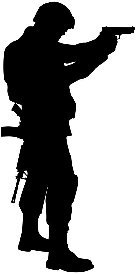 soldier silhouette png clipart 20 free Cliparts | Download images on ...