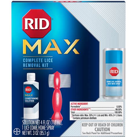 RID Complete Lice Removal Kit with Shampoo, Spray & Lice Comb - Walmart.com