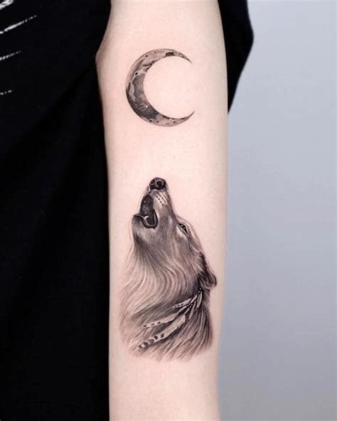 23+ Wolfs Fine Line Tattoo - YounisSubin