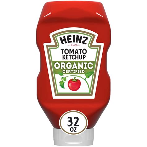 Heinz Organic Tomato Ketchup 32 oz Bottle - Walmart.com - Walmart.com